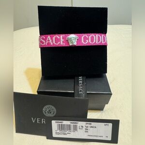 NWT Versace Medusa Goddess Adjustable Bracelet